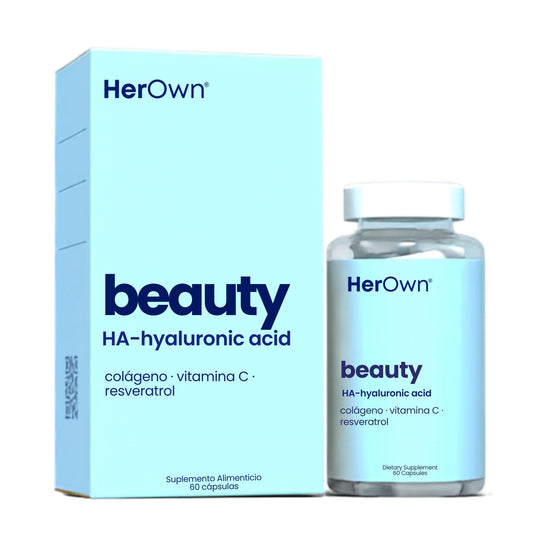 Herown Beauty Colágeno Ácido Hialurónico Resveratrol 60 Caps